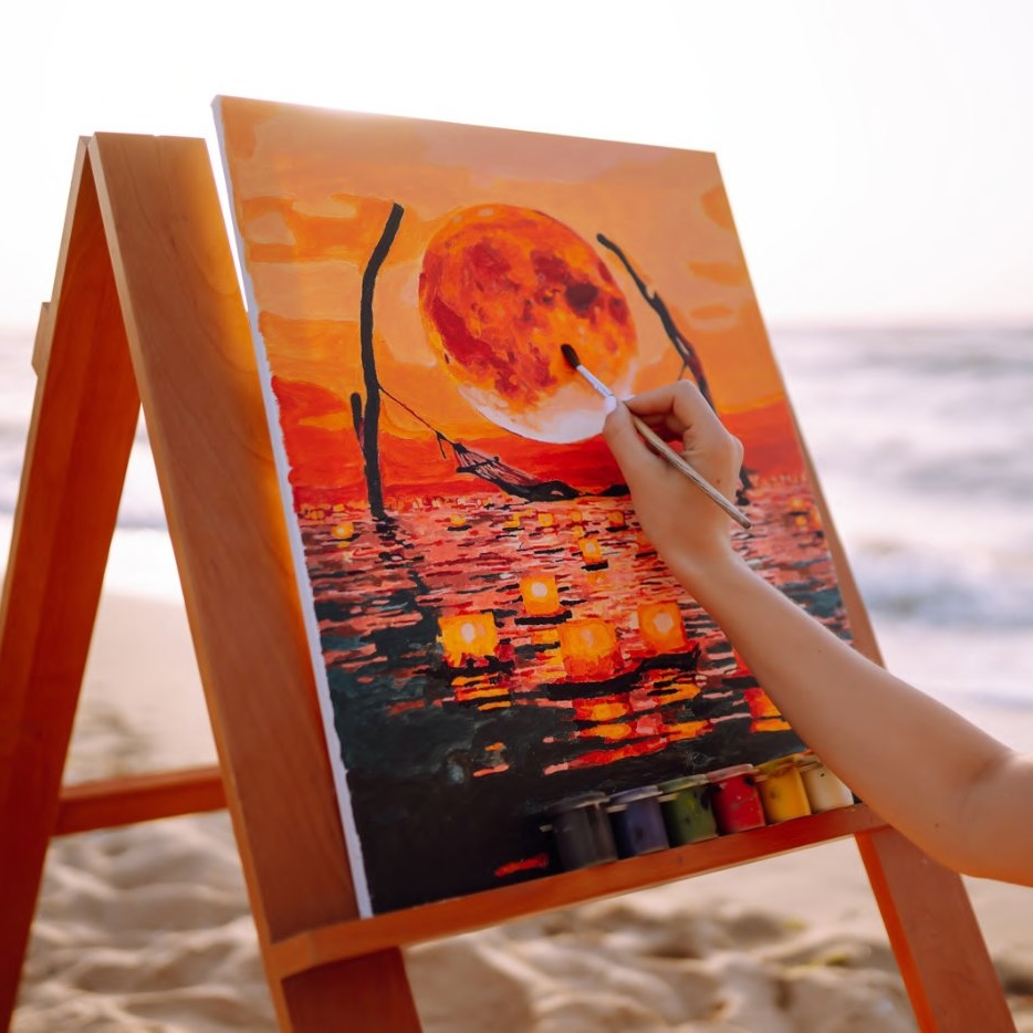Sunset Canvas x Champagne x Chocolate